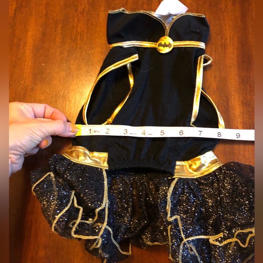 Batman brand Bat girl dog costume. Size medium. - Picture 3 of 5